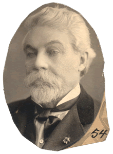 Sheriff James C. Gillaspy, circa 1866